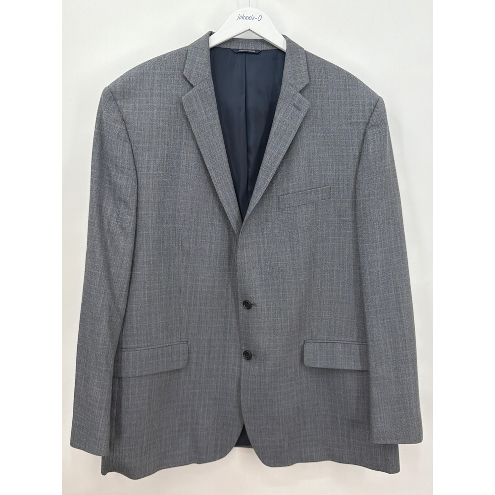 Vtg  Ralph Lauren Mens Silk Wool Blue Gray Glen Plaid Blazer Sport Coat Canada